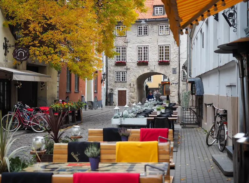 Cobbled streets are the norm in Old Towns across Europe